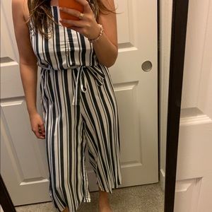 Stripe jumpsuit